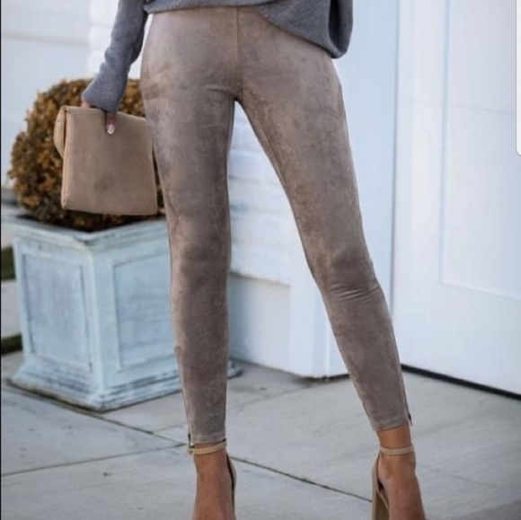 Vici Pants - NWOT Vici Collection Suede Leggings